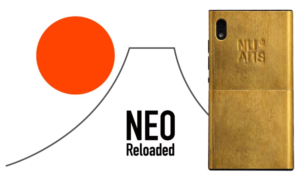 NuAns NEO ネオ ツートーンカバー 純金箔ゴールド(販売終了)