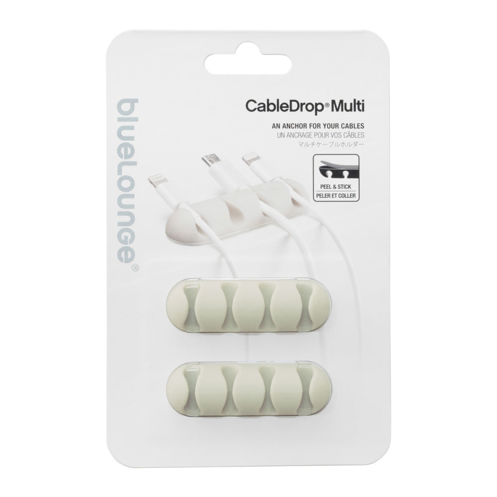 ケーブルクリップ Bluelounge Cabledrop Multi
