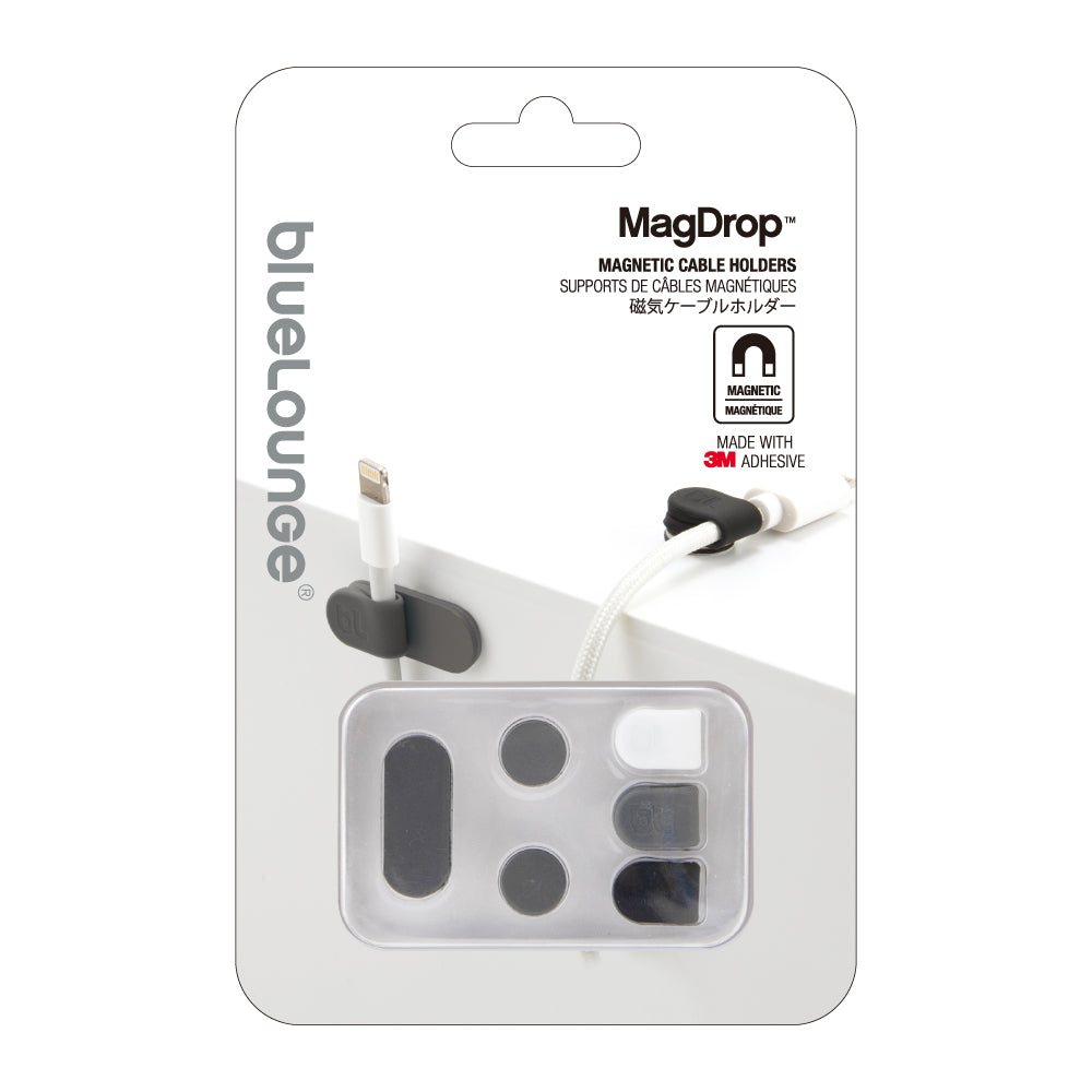 マグネット式ケーブルホルダー Bluelounge MagDrop(販売終了)