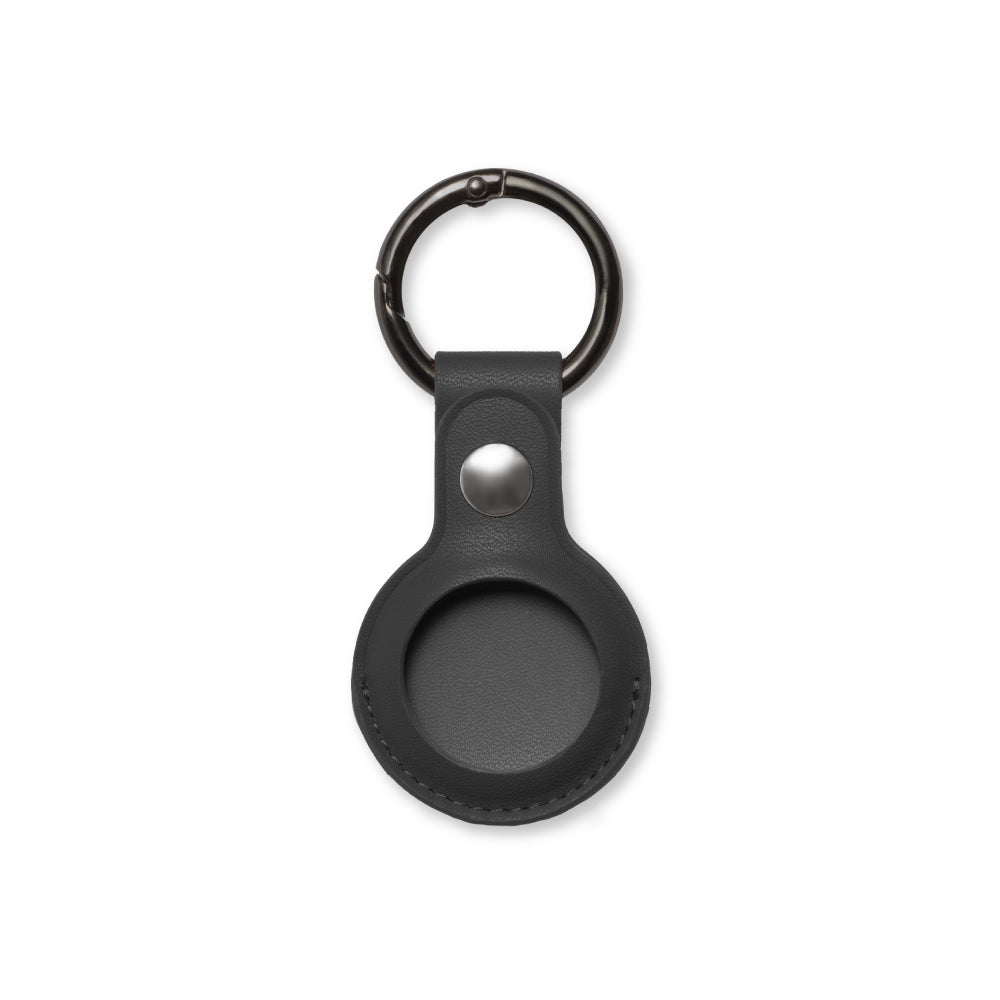 AirTag 衝撃吸収 PUレザーキーリング カラビナ付き(販売終了)