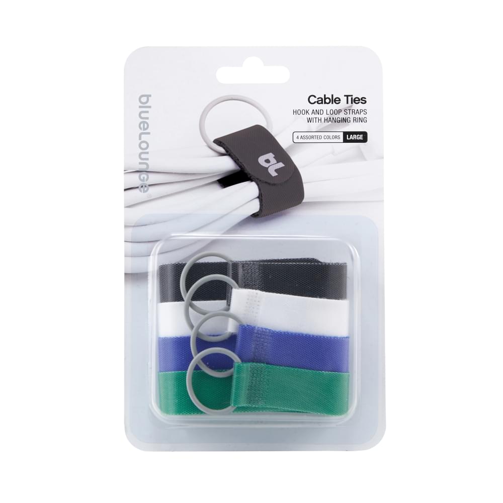 フック付きケーブルタイ Bluelounge Cable Ties