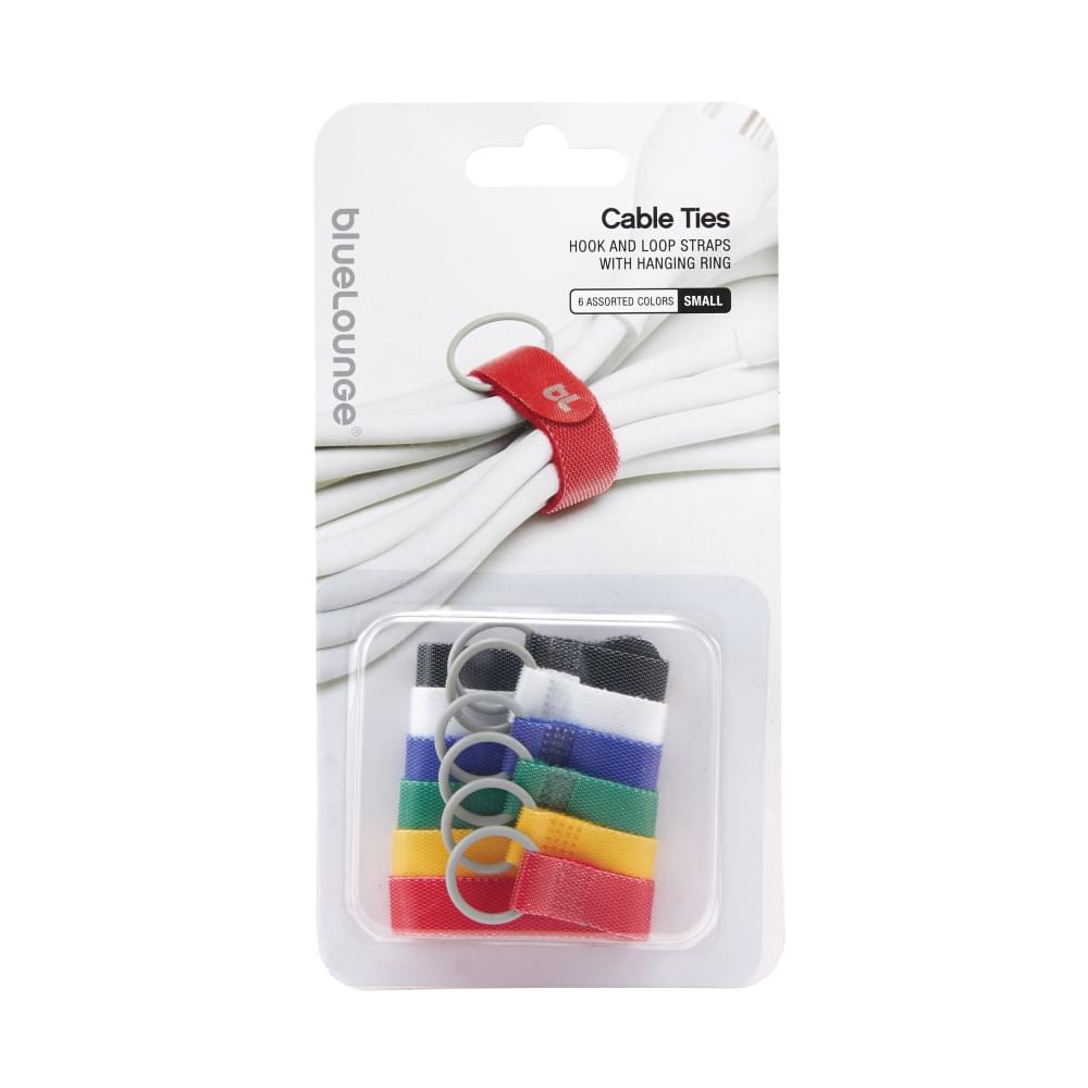 フック付きケーブルタイ Bluelounge Cable Ties