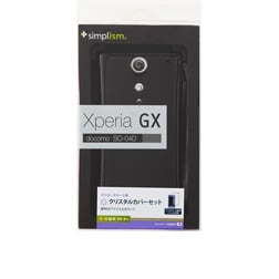 クリスタルカバーセット for Xperia GX