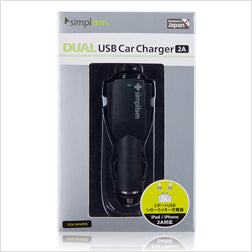 デュアルUSB Car Charger 2A(販売終了)
