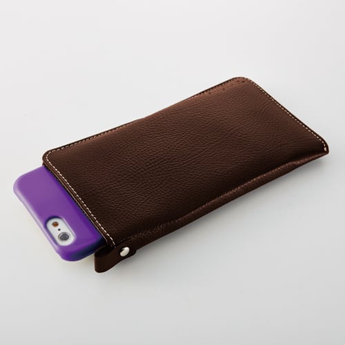 エコレザースリーブ with カードポケット for iPhone SE(第3/2世代)/6(4.7inch)(販売終了)