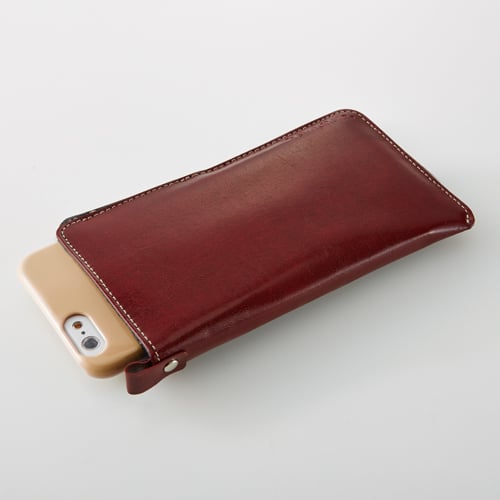 エコレザースリーブ with カードポケット for iPhone SE(第3/2世代)/6(4.7inch)(販売終了)