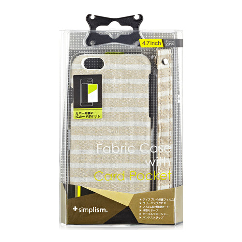 ファブリックケース with カードポケット for iPhone 6 Plus(5.5inch)(販売終了)