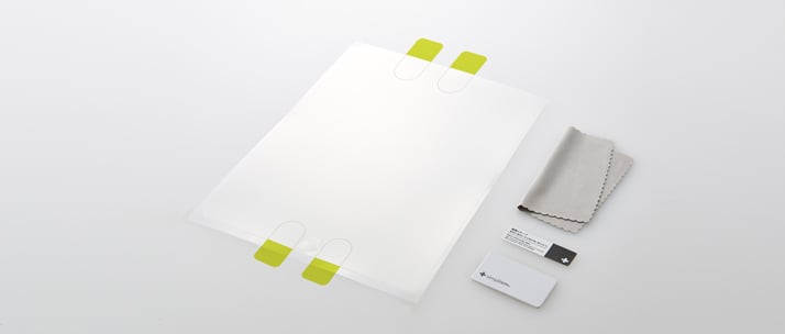 ブルーライト低減&バブルレス フィルム for iPad Air 2 光沢