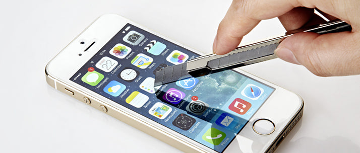 Sapphire ガラスプロテクター セット for iPhone 5s/5c 光沢