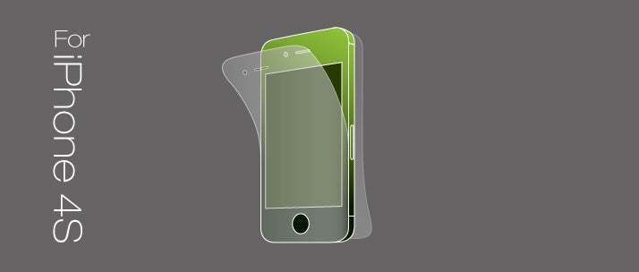 液晶保護フィルムセット for iPhone 4S 反射防止