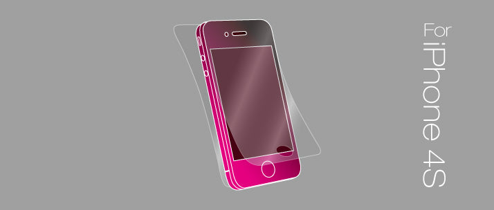 液晶保護フィルムセット for iPhone 4S 光沢
