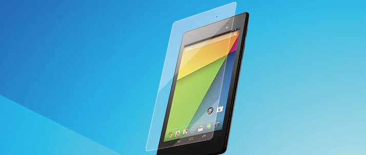 ブルーライト低減&バブルレス フィルムセット for Nexus 7
