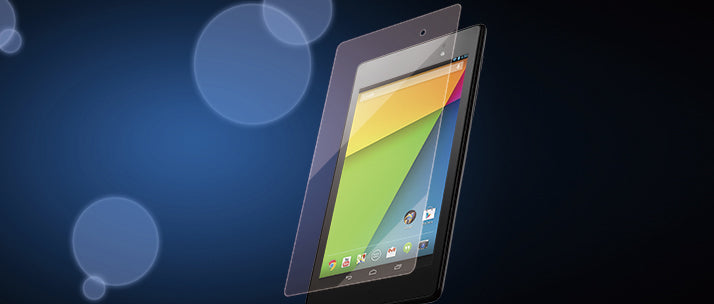 バブルレス&指紋防止 フィルムセット for Nexus 7 光沢