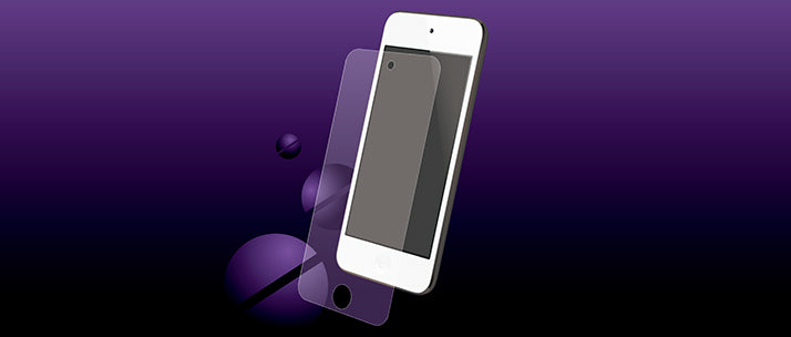 バブルレス フィルムセット for iPod touch (5th) 反射防止