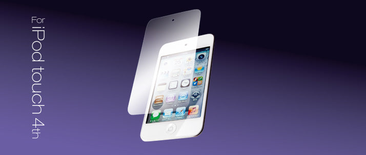バブルレス フィルムセット for iPod touch (4th) 反射防止 2011