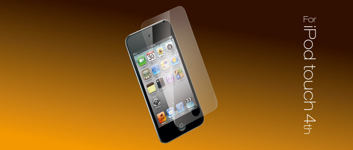 バブルレス フィルムセット for iPod touch (4th) 光沢 2011