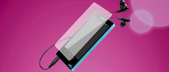 バブルレス フィルムセット for WALKMAN F880 反射防止