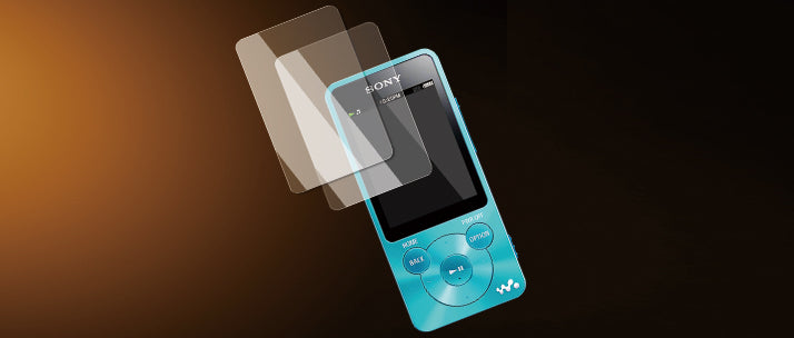 衝撃吸収フィルムセット for WALKMAN S780/E080/S10 光沢