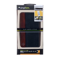 フリップノートケース for iPhone 4S