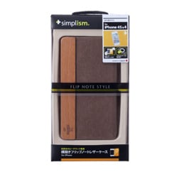 フリップノートケース for iPhone 4S