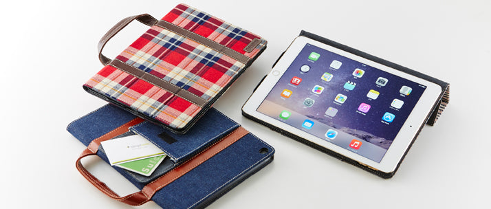 ハンドル スマート フリップノートケース with カードポケット for iPad Air 2(販売終了)