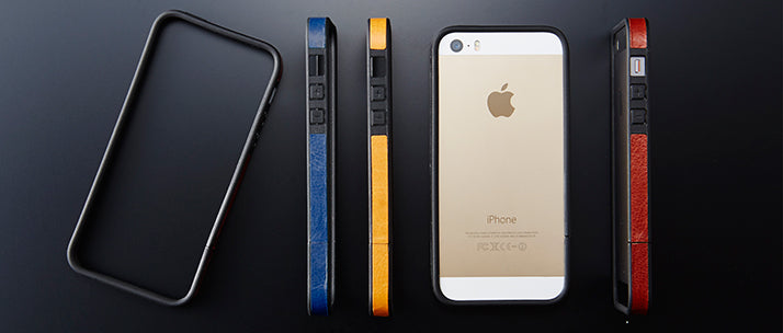 レザー Finish Bumper for iPhone 5s/5(販売終了)