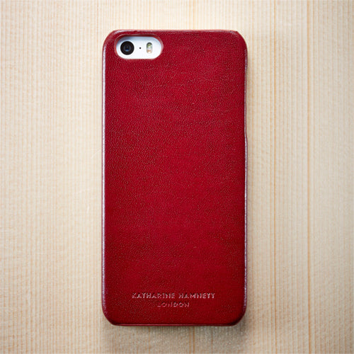 KATHARINE HAMNETT LONDON レザー カバーセット for iPhone 5s/5(販売終了)
