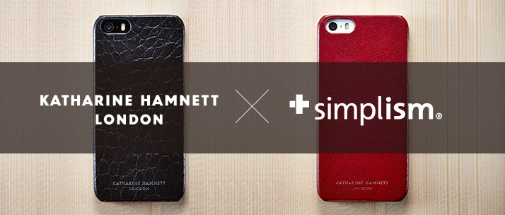 KATHARINE HAMNETT LONDON レザー カバーセット for iPhone 5s/5(販売終了)