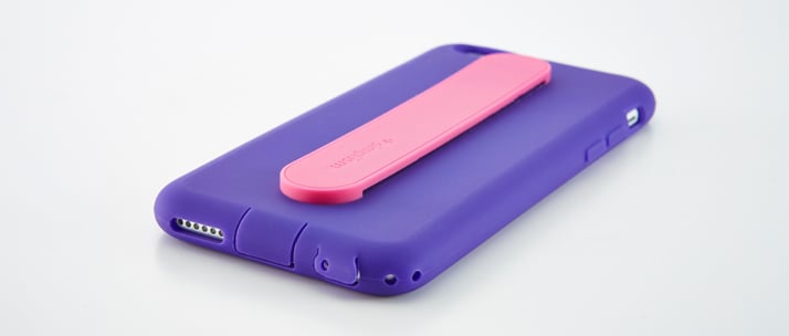シリコンケース with カードポケット&グリップバンド for iPhone 6(4.7inch)