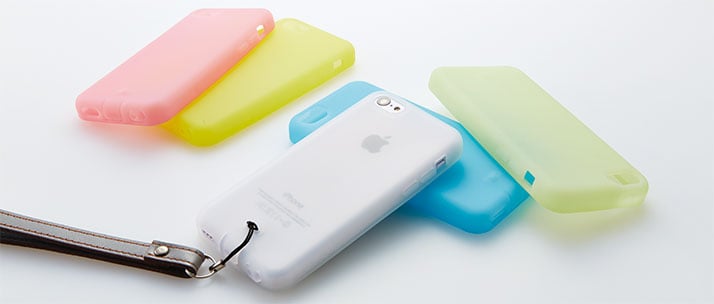 シリコンケースセット for iPhone 5c