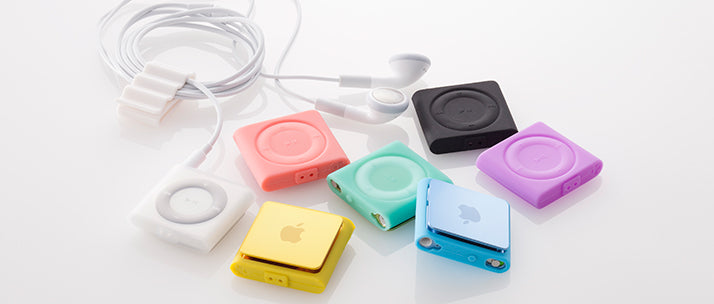 シリコンケースセット for iPod shuffle (4th) 2012