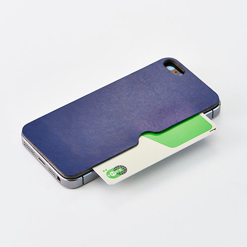 背面 カードポケット テクスチャーシート for iPhone SE/5s/5