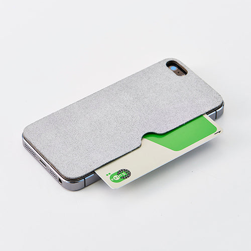 背面 カードポケット テクスチャーシート for iPhone SE/5s/5