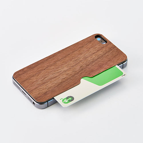 背面 カードポケット テクスチャーシート for iPhone SE/5s/5