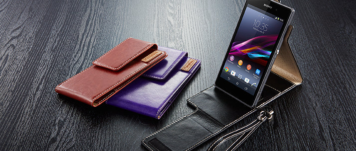 バーチカルフリップケース for XperiaZ1