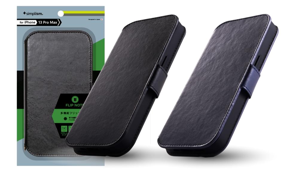 iPhone 13 Pro Max [FlipNote] 耐衝撃フリップノートケース　PUレザー（販売終了）