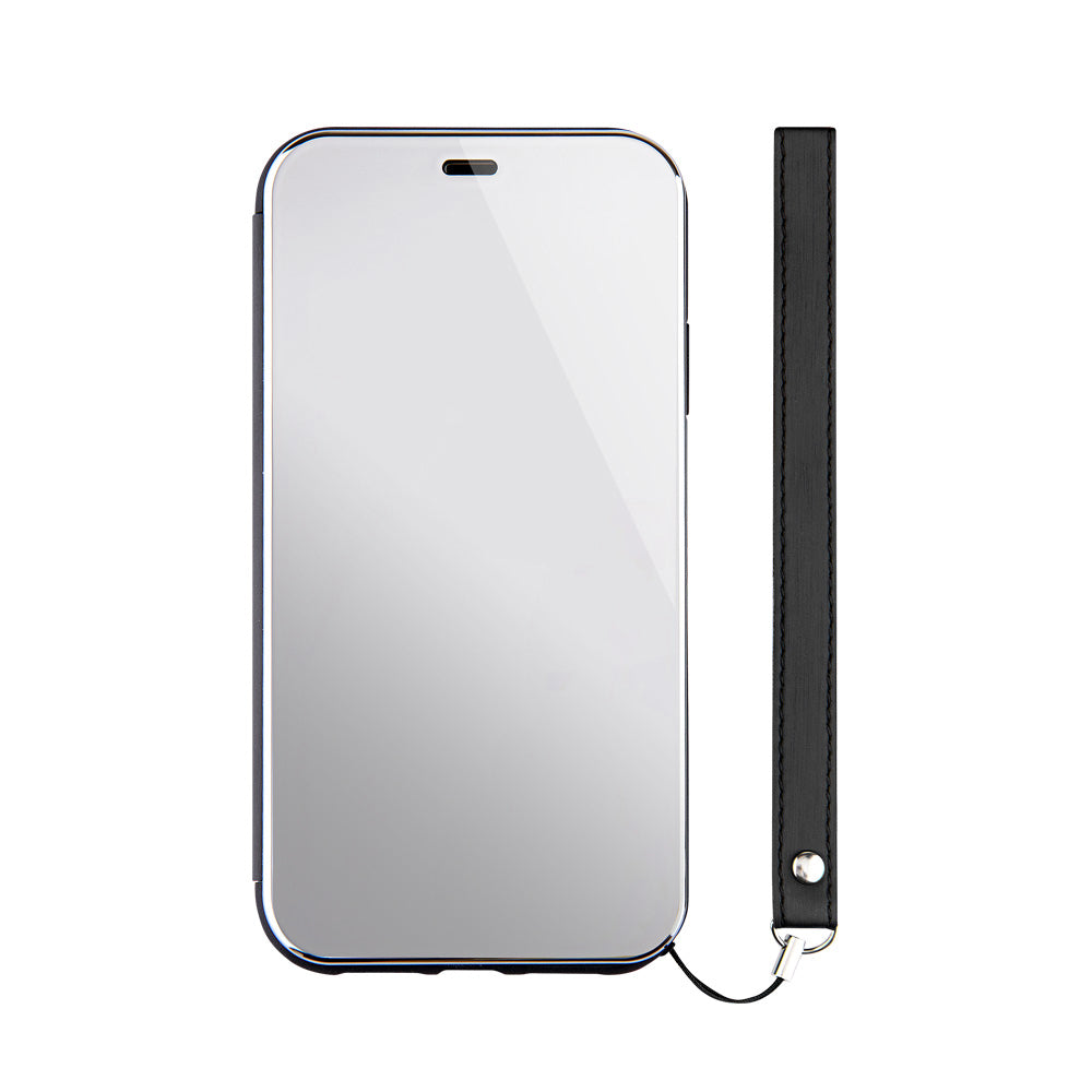 iPhone XR [FlipShell] 衝撃吸収クリアミラーフリップシェルケース（販売終了）