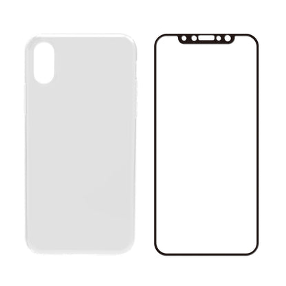 iPhone XS / X [Airly Recovery Pro] キズ修復防指紋クリアケース＆ガラスセット（販売終了）