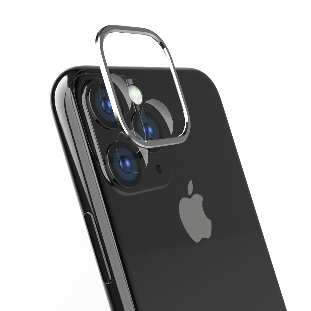 iPhone 11 Pro Max [Lens Bumper Plus] カメラレンズ保護アルミフレーム＆ガラスコーティングフィルムセット（販売終了）