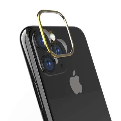 iPhone 11 Pro Max [Lens Bumper Plus] カメラレンズ保護アルミフレーム＆ガラスコーティングフィルムセット（販売終了）