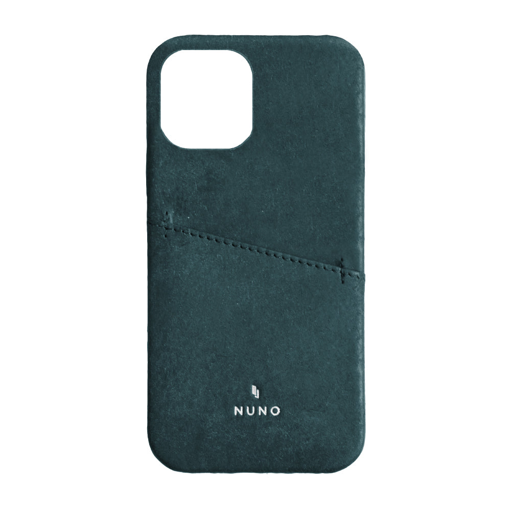 iPhone 12 Pro Max用ケース [NUNO] カードポケット付き本革バックケース（販売終了）