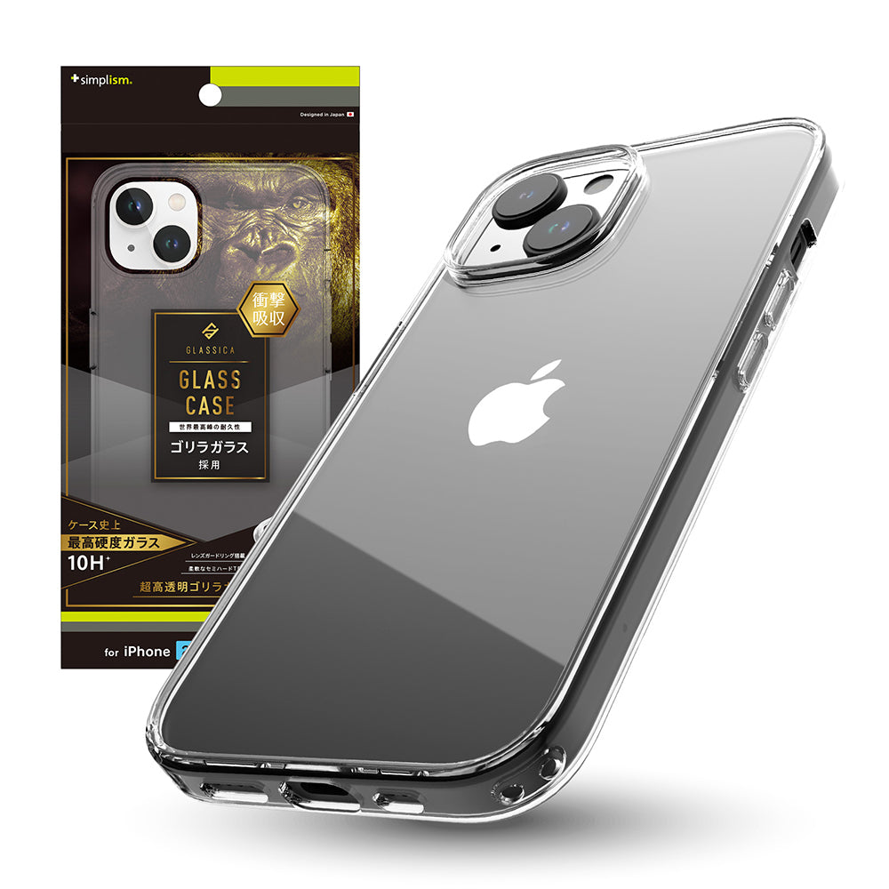 iPhone 15 Plus [GLASSICA] 背面ゴリラガラスケース