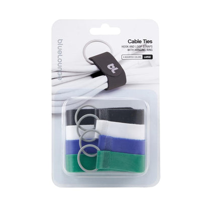 フック付きケーブルタイ Bluelounge Cable Ties