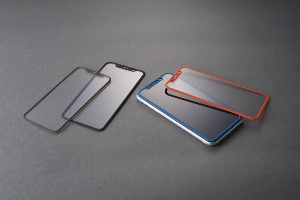 iPhone 11/ XR [FLEX 3D STRONG+] 耐衝撃バンパーフレームガラス