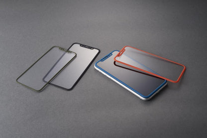 iPhone 11/ XR [FLEX 3D STRONG+] 耐衝撃バンパーフレームガラス