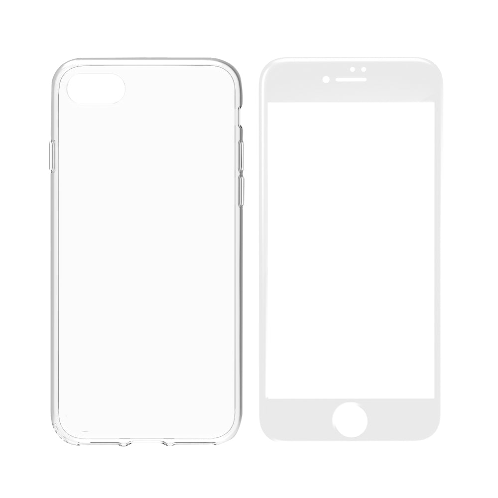 [Aegis Pro] フルカバー TPU ケース＆ガラスセット for iPhone 8（販売終了）