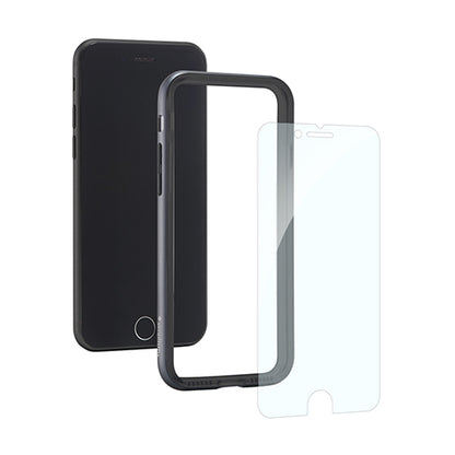 [Turtle Bumper Pro] アルミバンパー＆強化ガラスセット for iPhone 8/7（販売終了）
