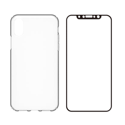 [Airly Recovery Pro] 自己治癒, 指紋防止 クリアケース＆ガラスセット for iPhone X（販売終了）