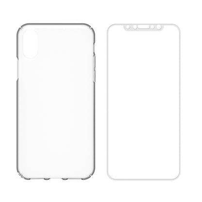 [Airly Recovery Pro] 自己治癒, 指紋防止 クリアケース＆ガラスセット for iPhone X（販売終了）