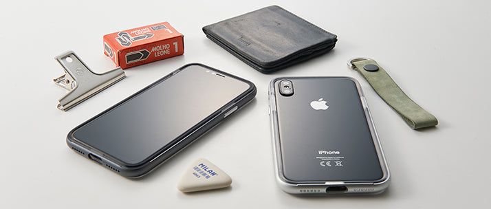[Turtle Bumper Pro] アルミバンパー＆強化ガラスセット for iPhone X（販売終了）